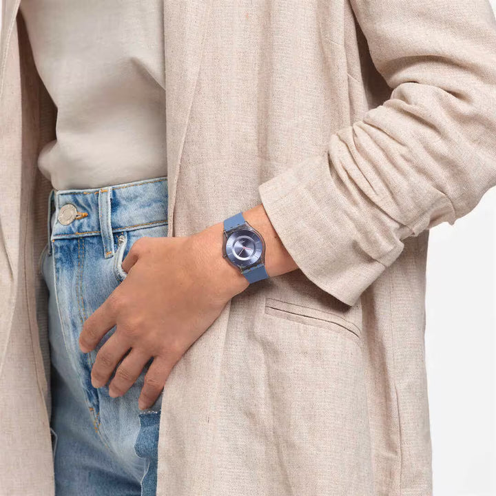 Swatch Denim Blue Originals Skin 34 מ"מ SS08N100-S14 שעון