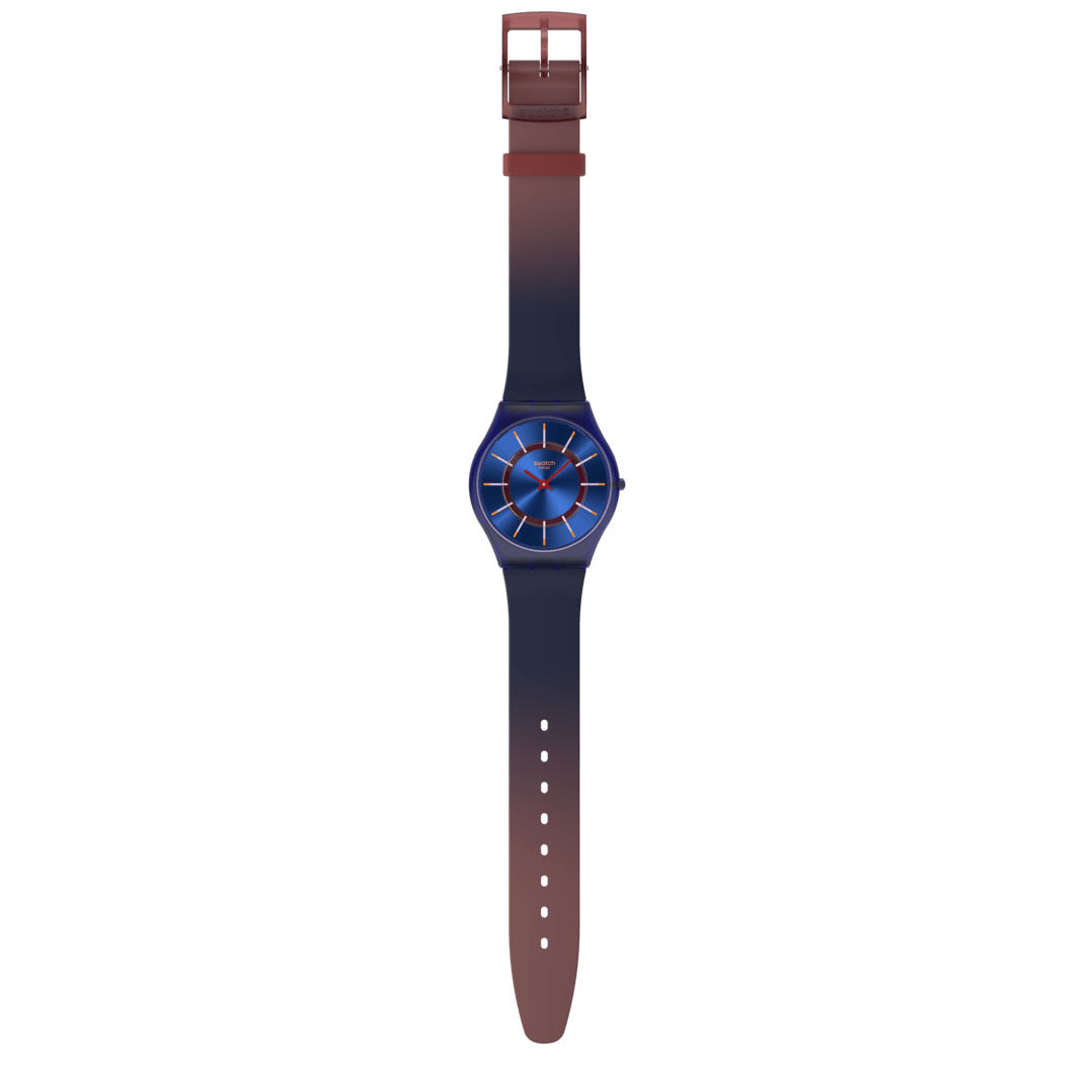 Swatch מאוד Jazzy Berry Originals Skin 34mm SS08N117