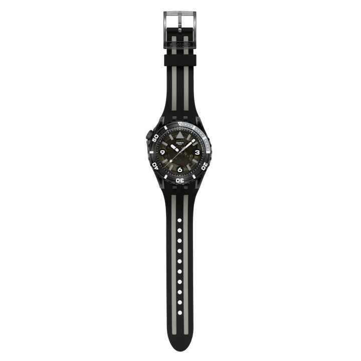 Swatch Scubaqua שחור 44 מ"מ SSCU09B100 שעון