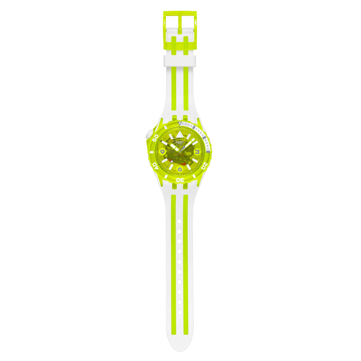 Swatch Scubqua צהוב 44 מ"מ SSCU09J100 שעון