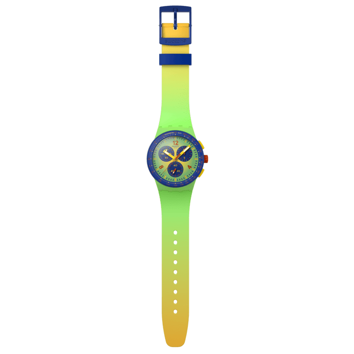 Swatch Flowing Freshly Originals Chrono 42mm Susg101 watch