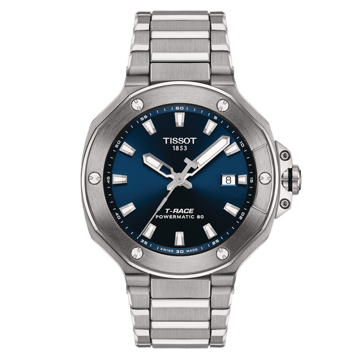 Tissot T-Race Powermitic 80 41 מ"מ פלדה אוטומטית כחולה T141.807.11.041.00