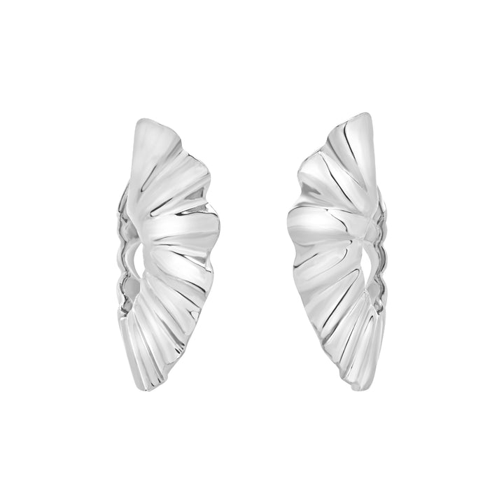 Breil plissè steel earrings tj3793