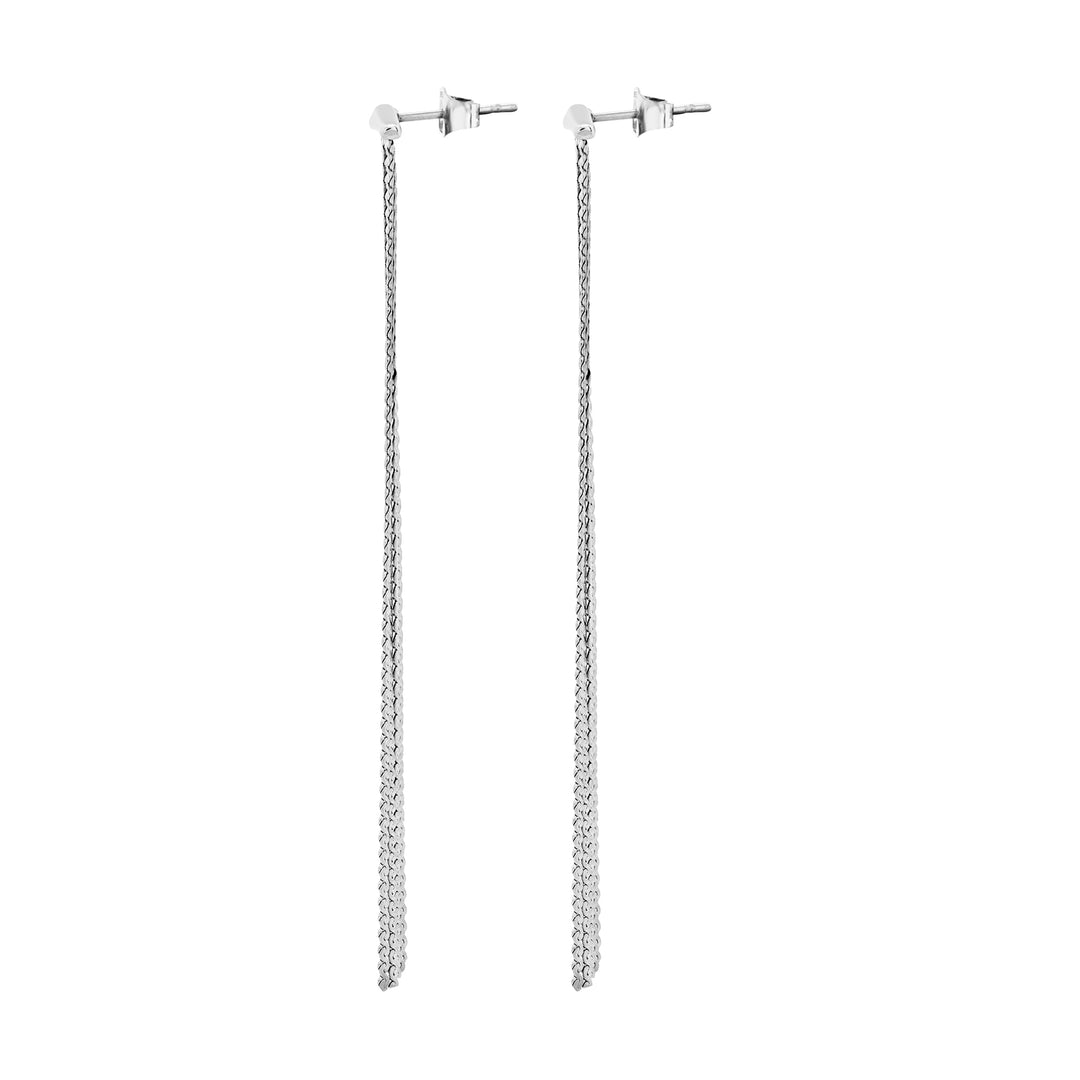 Breil pendant earrings roll up steel tj3806