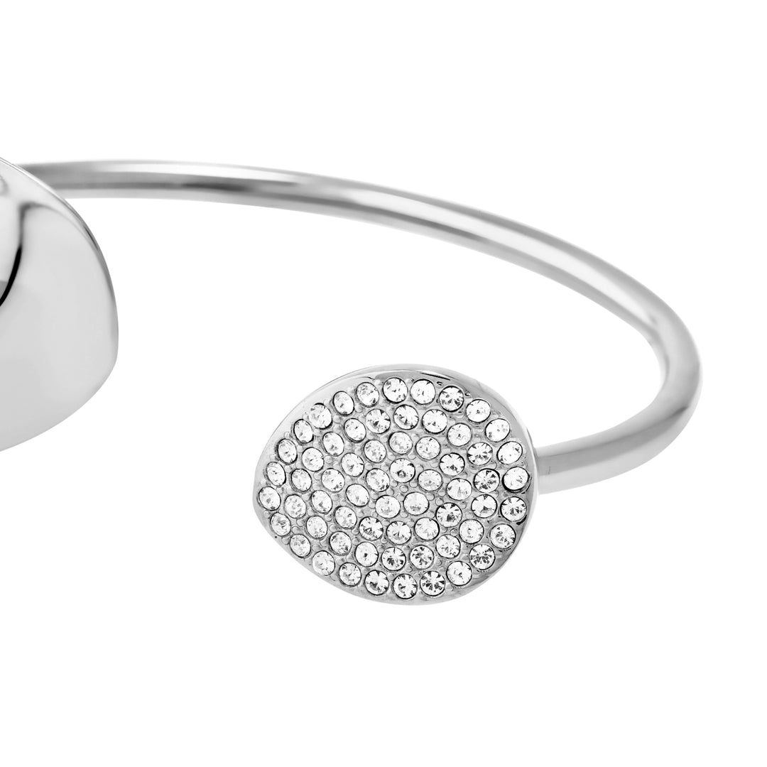 Breil rigid bracelet B Whisper Glow steel cubic zirconia TJ4224
