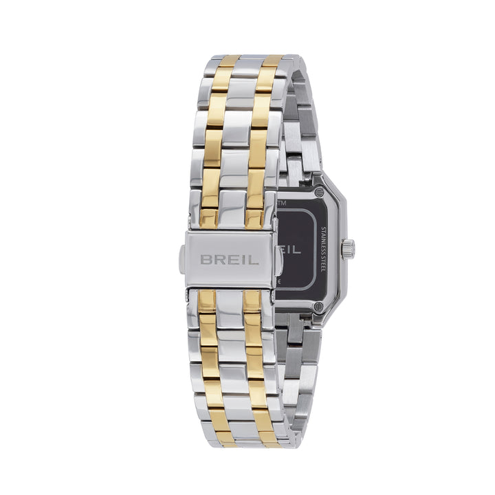 Breil Watch B 27x26mm Silver קוורץ פלדה מסיים PVD זהב צהוב TW2071