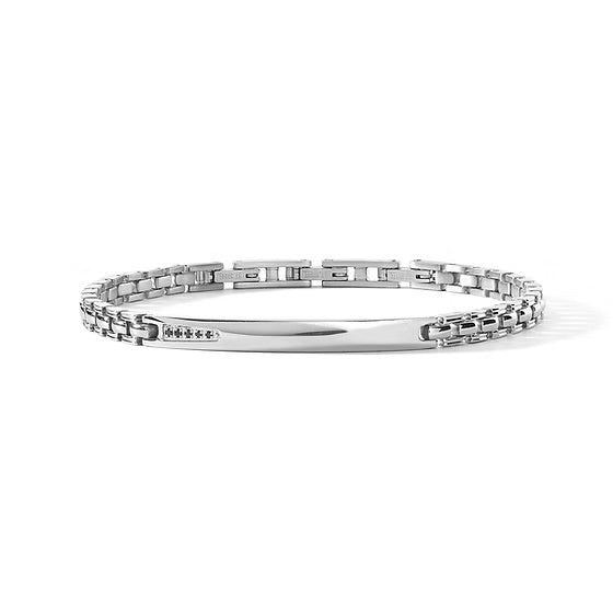 Comete Sums Bracelet Steel and Zirconi Ubr 913