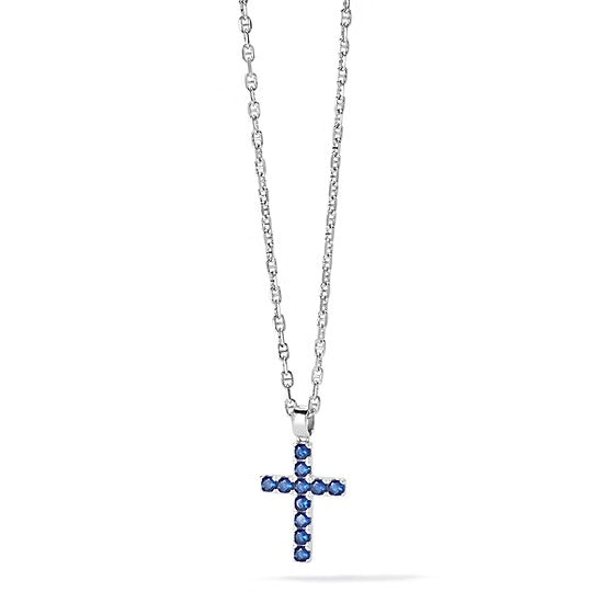 COMETE CHROCK CHROOL SENNIS Silver 925 Zirconi Blue Ugl 689