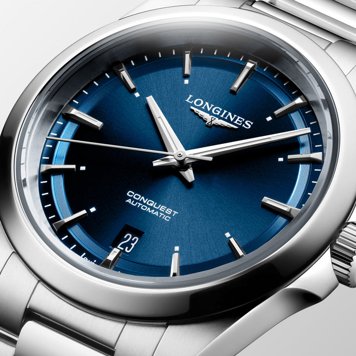 LONGINES CONQUEST 38mm Watch Automatic Blue Steel L3.720.4.92.6