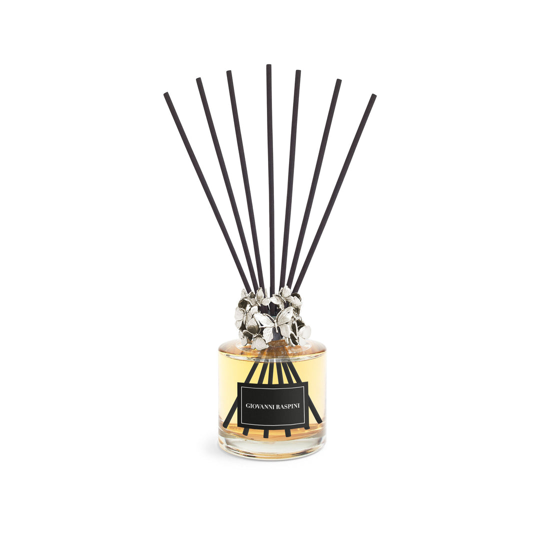 Giovanni Raspini Butterfly Diffuser - Iris Dust home fragrance with white bronze decoration - XB0103