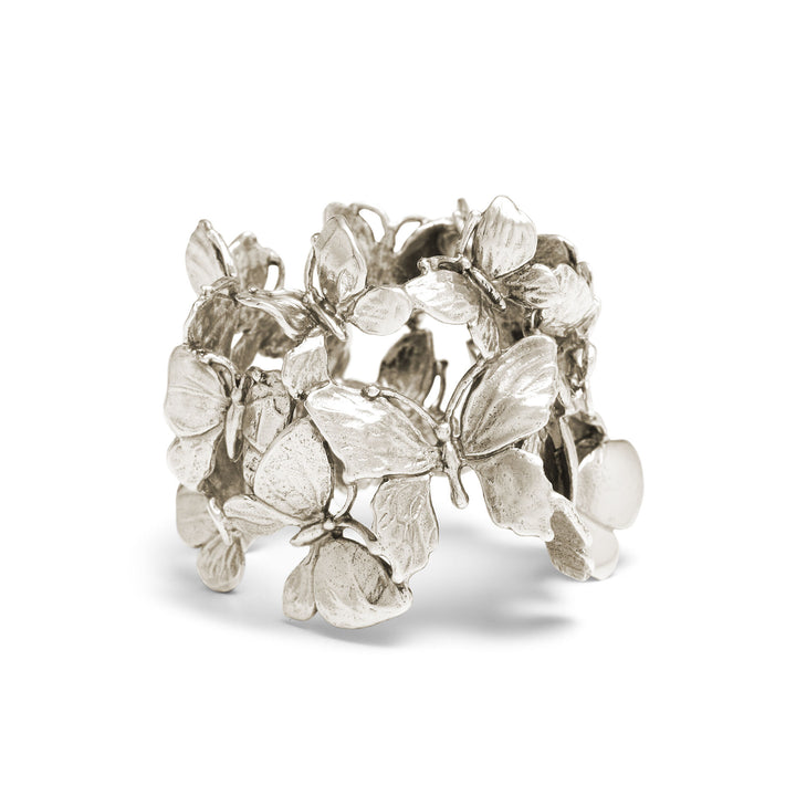 Giovanni Raspini Butterfly Diffuser - Iris Dust home fragrance with white bronze decoration - XB0100