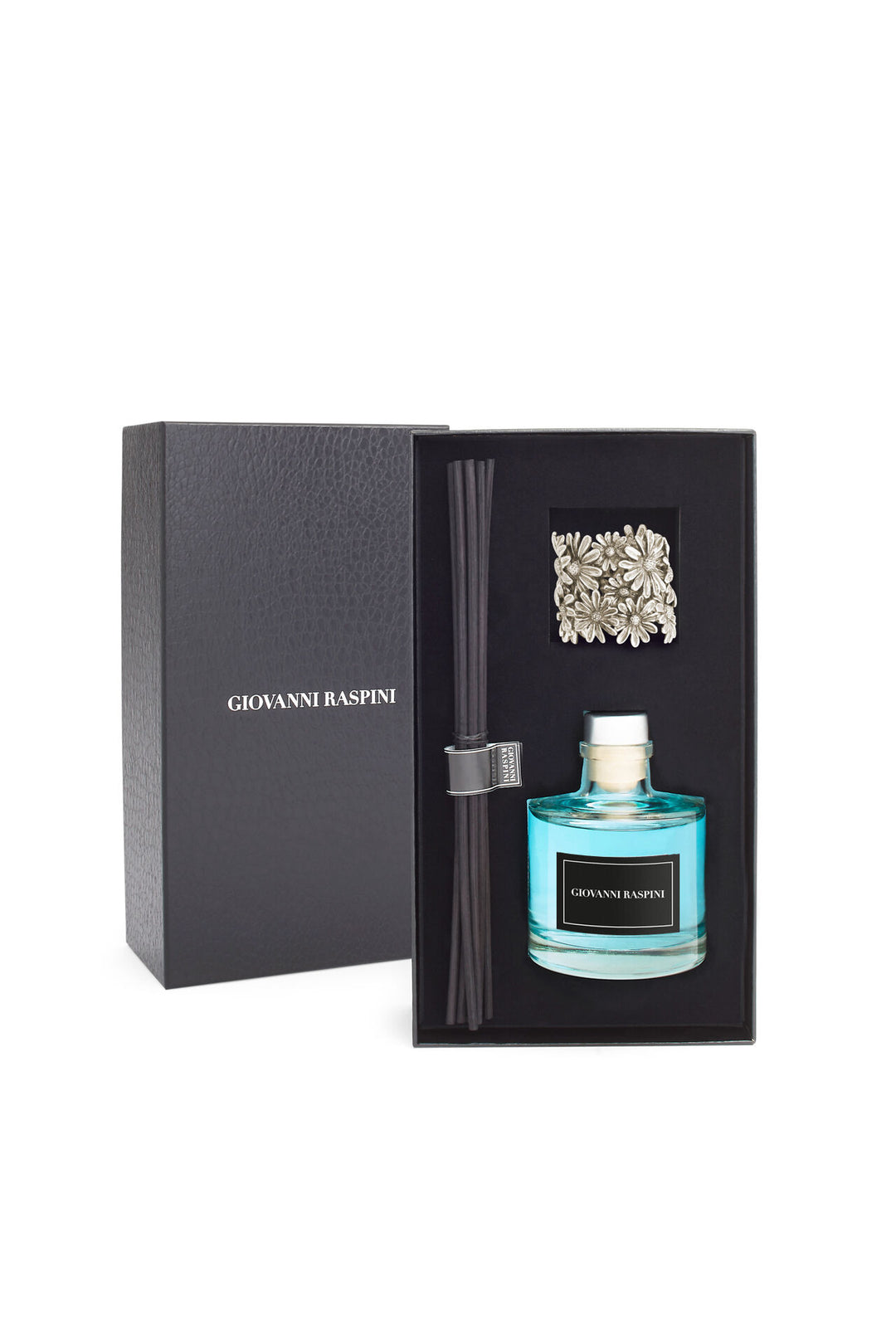 Giovanni Raspini Margherite Diffuser - Vento di Mare home fragrance with white bronze decoration - XB0113