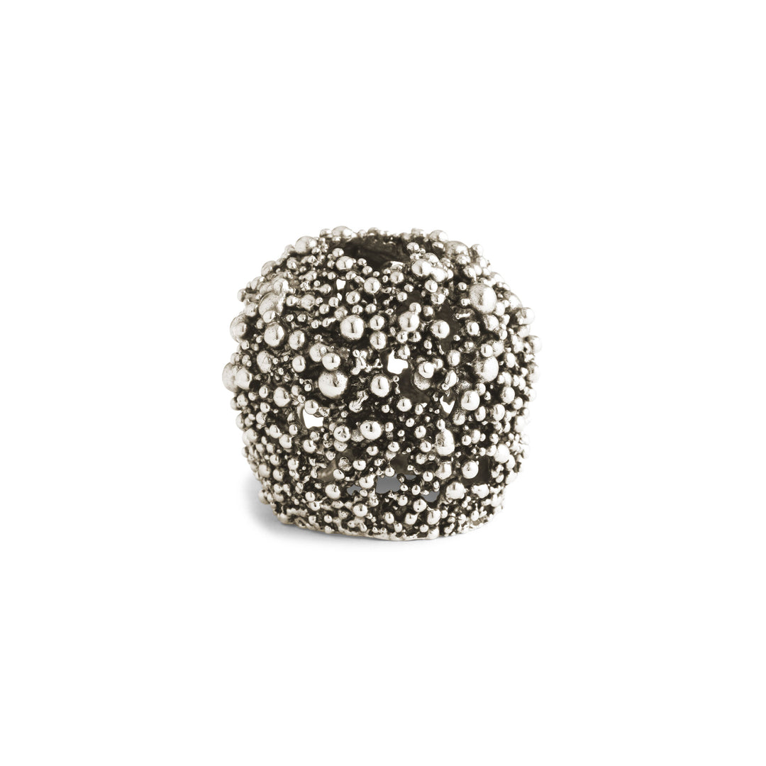 Giovanni Raspini Perlage Diffuser - Vento di Mare room fragrance with white bronze decoration - XB0146