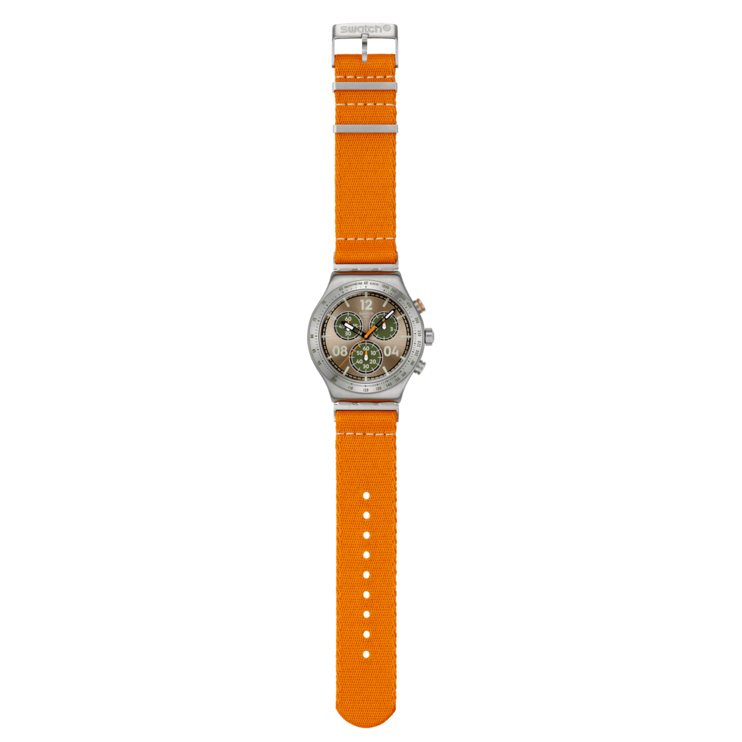 זמן חופשה של Swatch מקוריים כרונו אירוניה 43 מ"מ YVS101