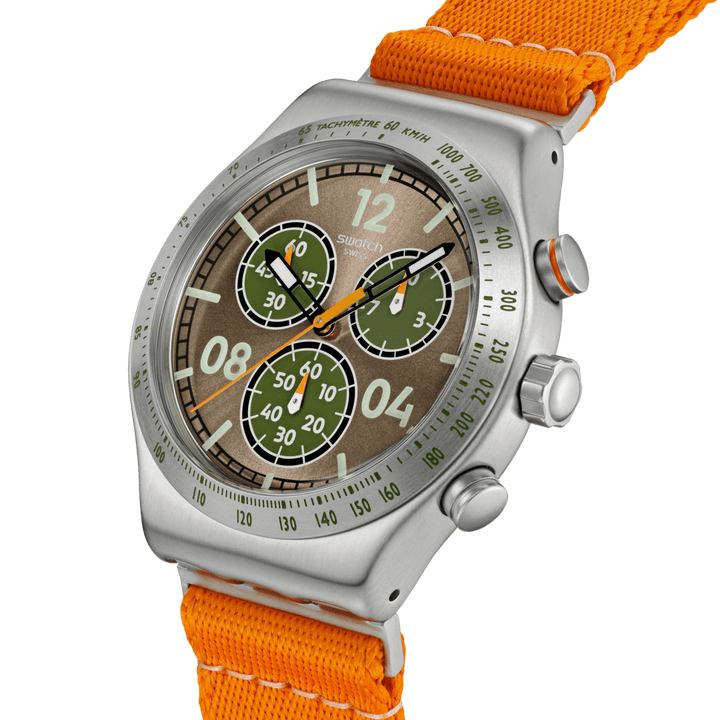 זמן חופשה של Swatch מקוריים כרונו אירוניה 43 מ"מ YVS101