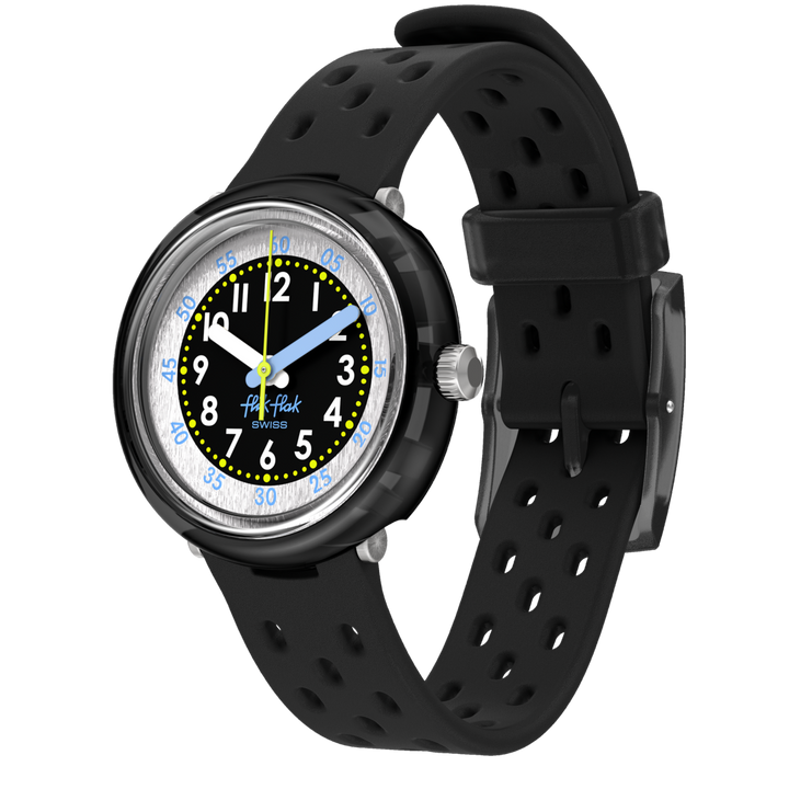 Flik Flak Fizz watch in Black Bubby Hours 32mm FcNP001