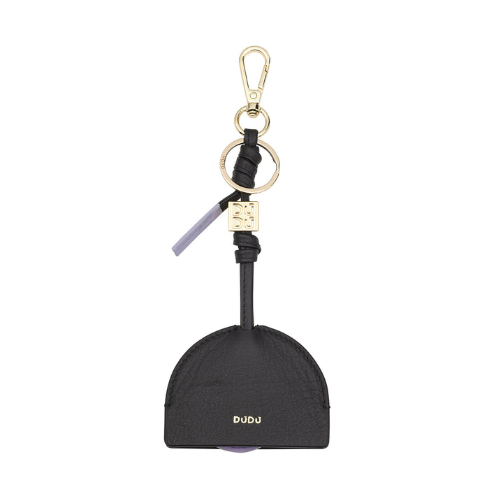 טבעת מפתח של Dudu לתג אוויר עור, מארז תואם של Apple Air, מחשב נייד, עם קרבינר