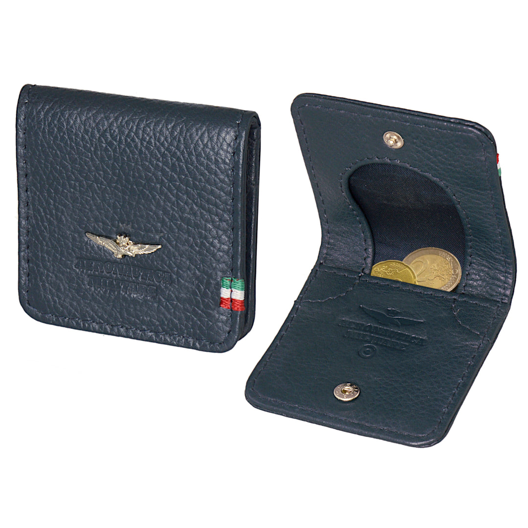 Aeronautica Militare Leather Flag Holders AM109-BL