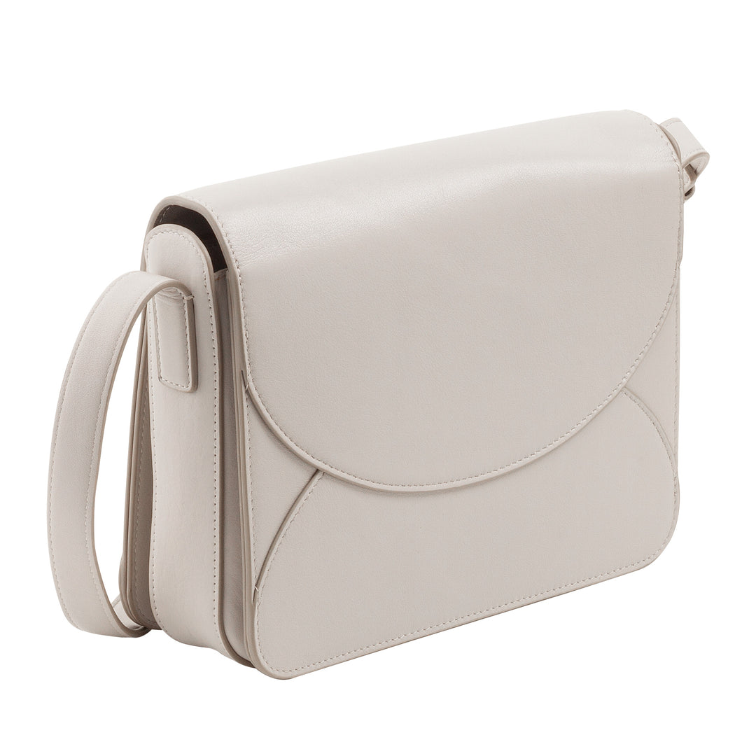 DUDU BRAKING BROW BAG Woman in leather with Envelope model flap - Elegant and versatile small bag with adjustable shoulder strap, perfect bag for every occasion