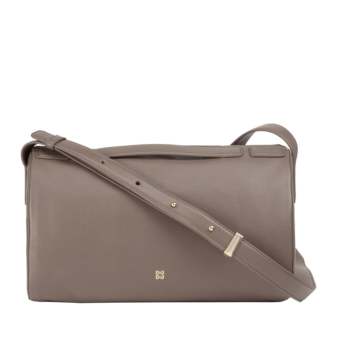 DUDU Bag Bag with leather shoulder strap - Elegant, large and spacious bag with adjustable shoulder strap for every occasion