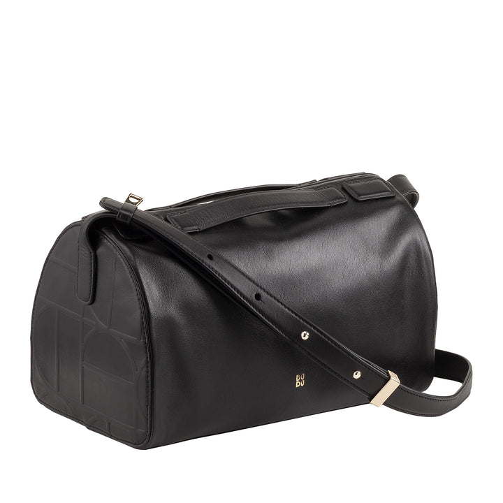 DUDU Bag Bag with leather shoulder strap - Elegant, large and spacious bag with adjustable shoulder strap for every occasion