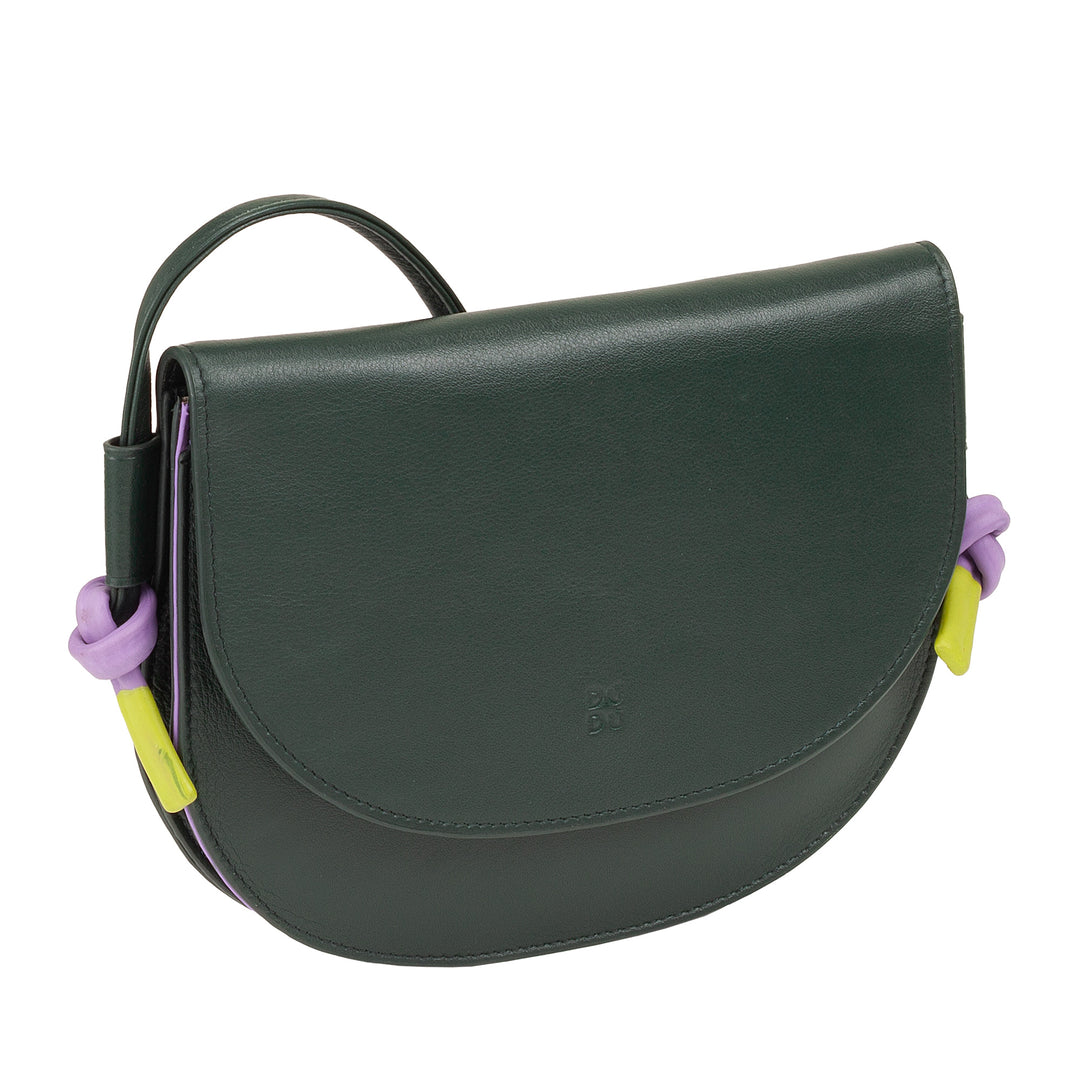 DUDU BRAKE BROW SMALL WOMEN IN LEATHER, COMPETTED STEP SOCK BANK WITH BUTTON CLOSURE, ADVANTABLE shoulder strap