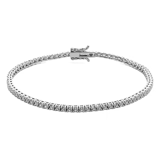 Comete Tennis bracelet silver 925 zircons UBR 994 M20