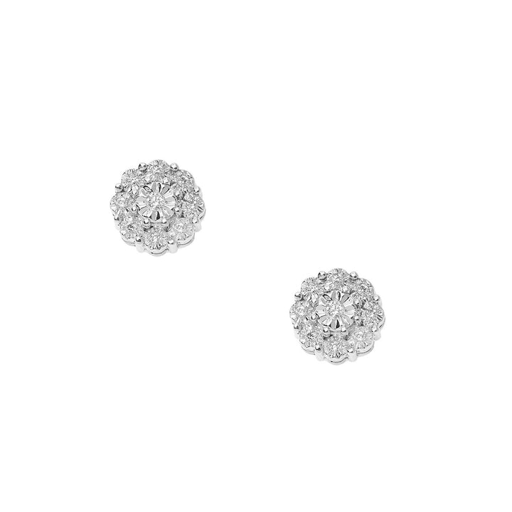 Comete Earrings in White Gold and Diamonds Moments ORB1077