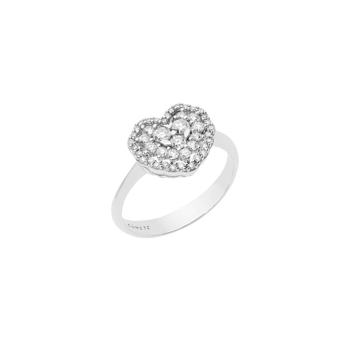 Comete Heart Ring in Gold and Diamonds ANB2416