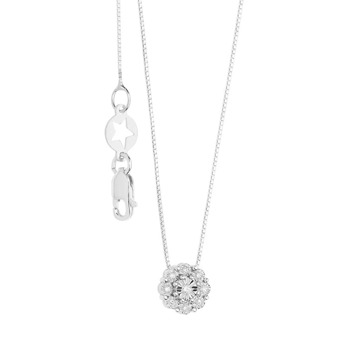 Comete Necklace in White Gold and Diamonds Moments GLB1626