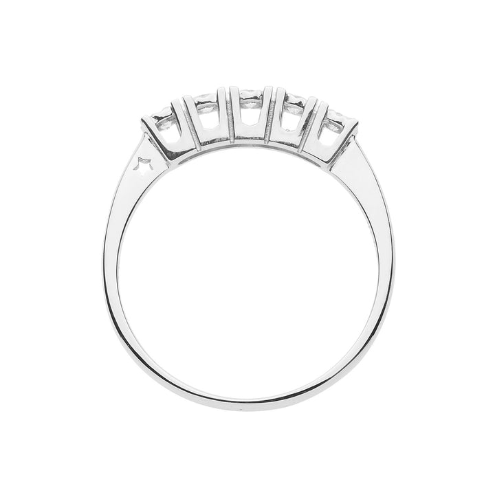 Comete Wedding ring in white gold with diamonds Moments ANB 2663