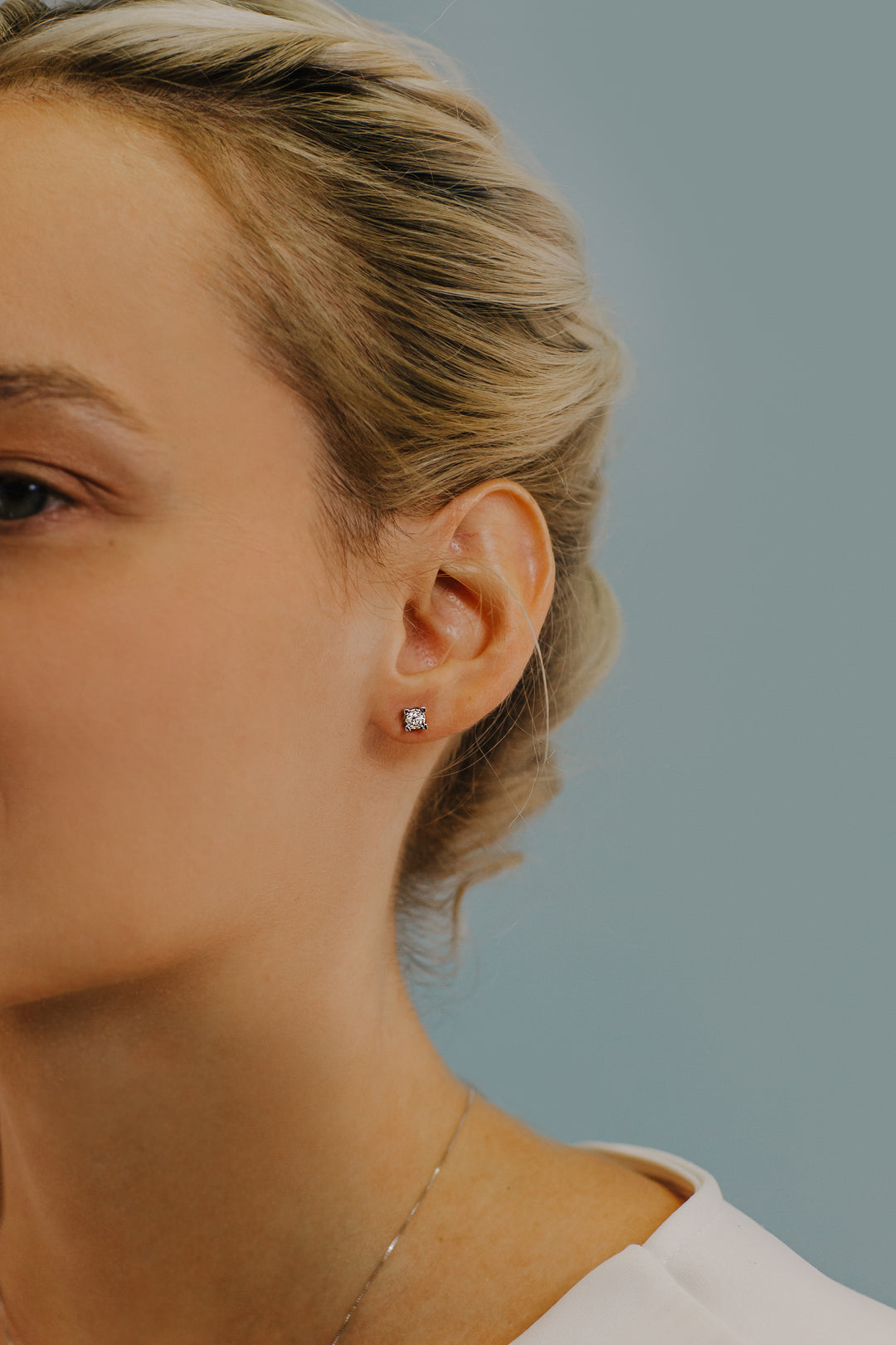 Comete Earrings Diamond light points in Gold and Diamonds ORB1009