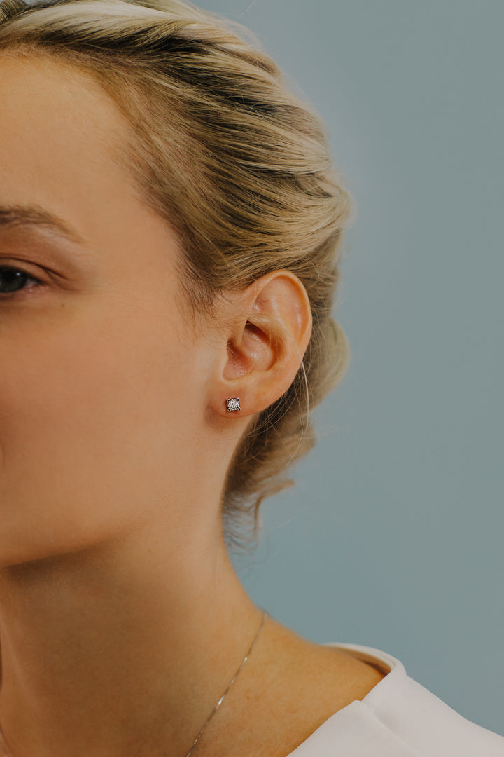 Comete Earrings Diamond light points in Gold and Diamonds ORB1009