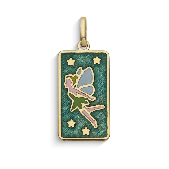 Comete Fairy Pendant in 375‰ yellow gold KCOB027