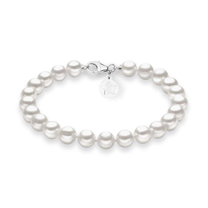 Comete Acquadolce Pearl Strand Bracelet in Gold BRQ113S