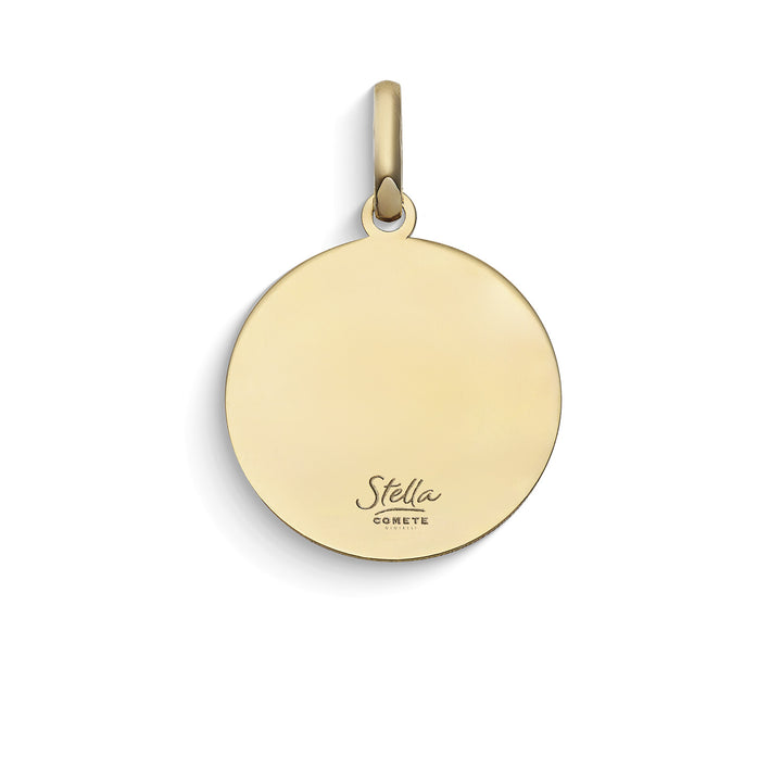 Comete Gioia pendant in 375‰ yellow gold and enamel KCOB024