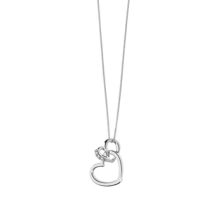 Comete Choker with hearts in Gold and Diamonds GLB1340