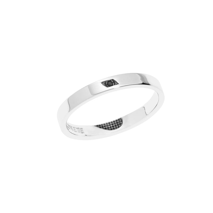 Comete Silver Ring Ring Internal Heart Man ANG111M24