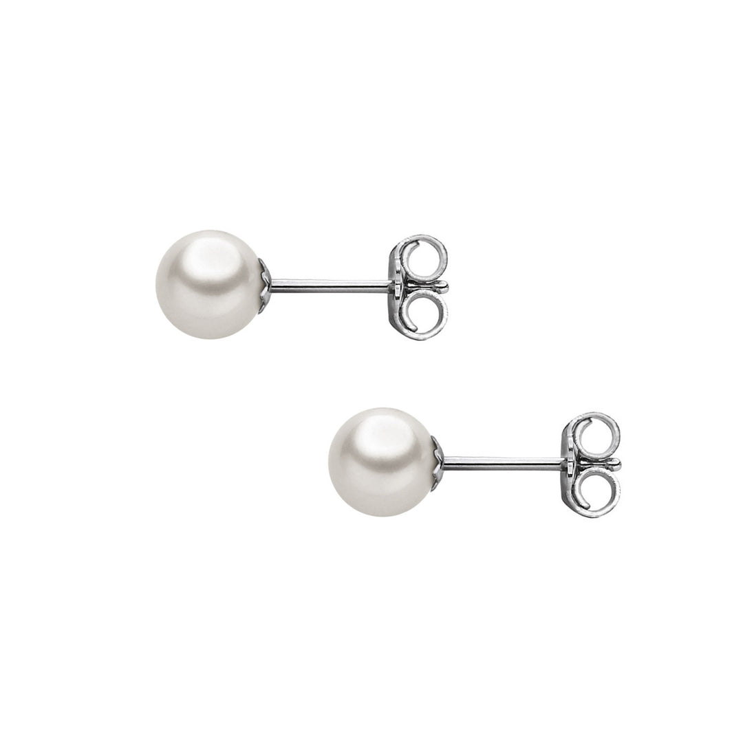 Comete Pearl Earrings in Gold ORP148B