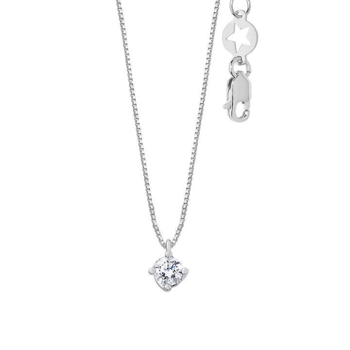 Comete Necklace in 750‰ Gold and White Diamond GLB1688
