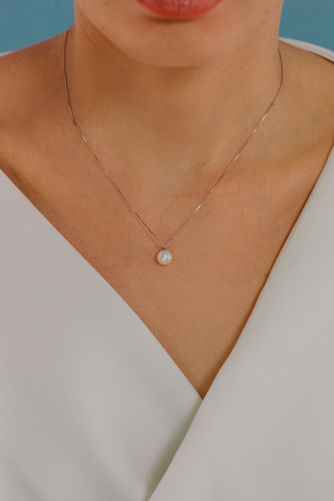Comete Pearl Necklace in Gold GLP562