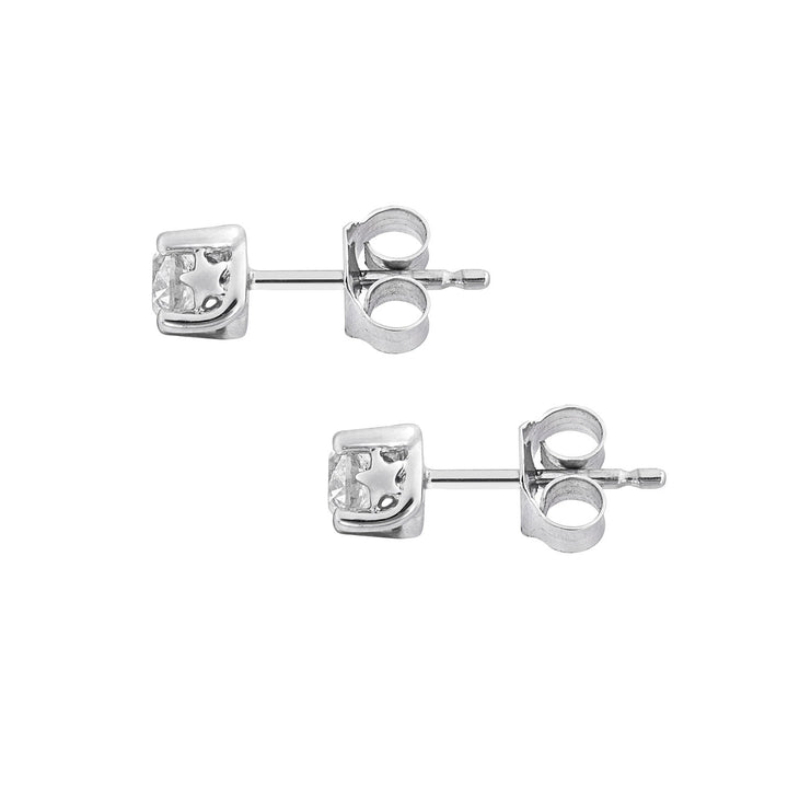 Comete Earrings in 750‰ Gold and White Diamond ORB1143