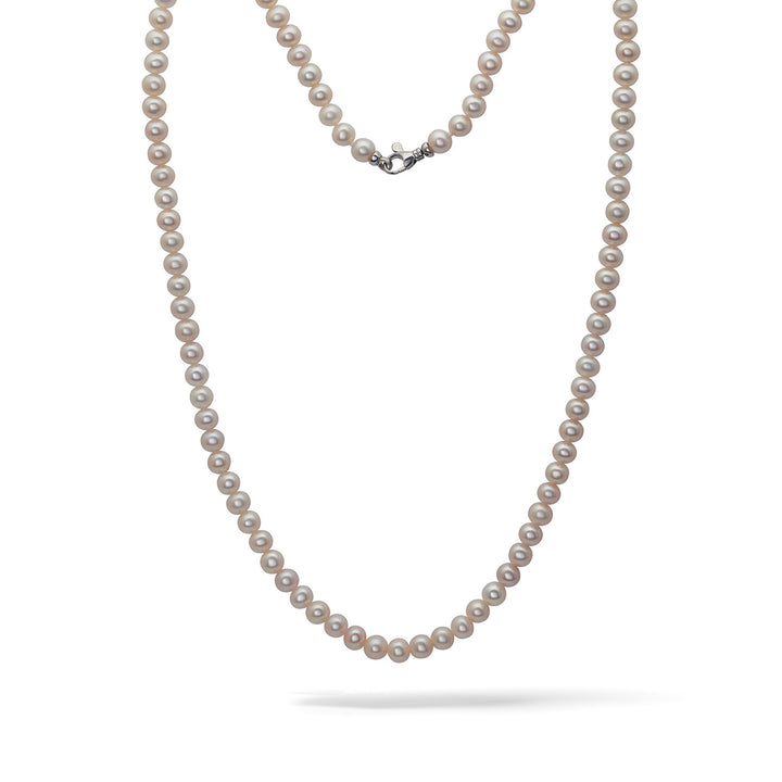 Comete Silver Necklace with Cultured Pearls UGL743M45