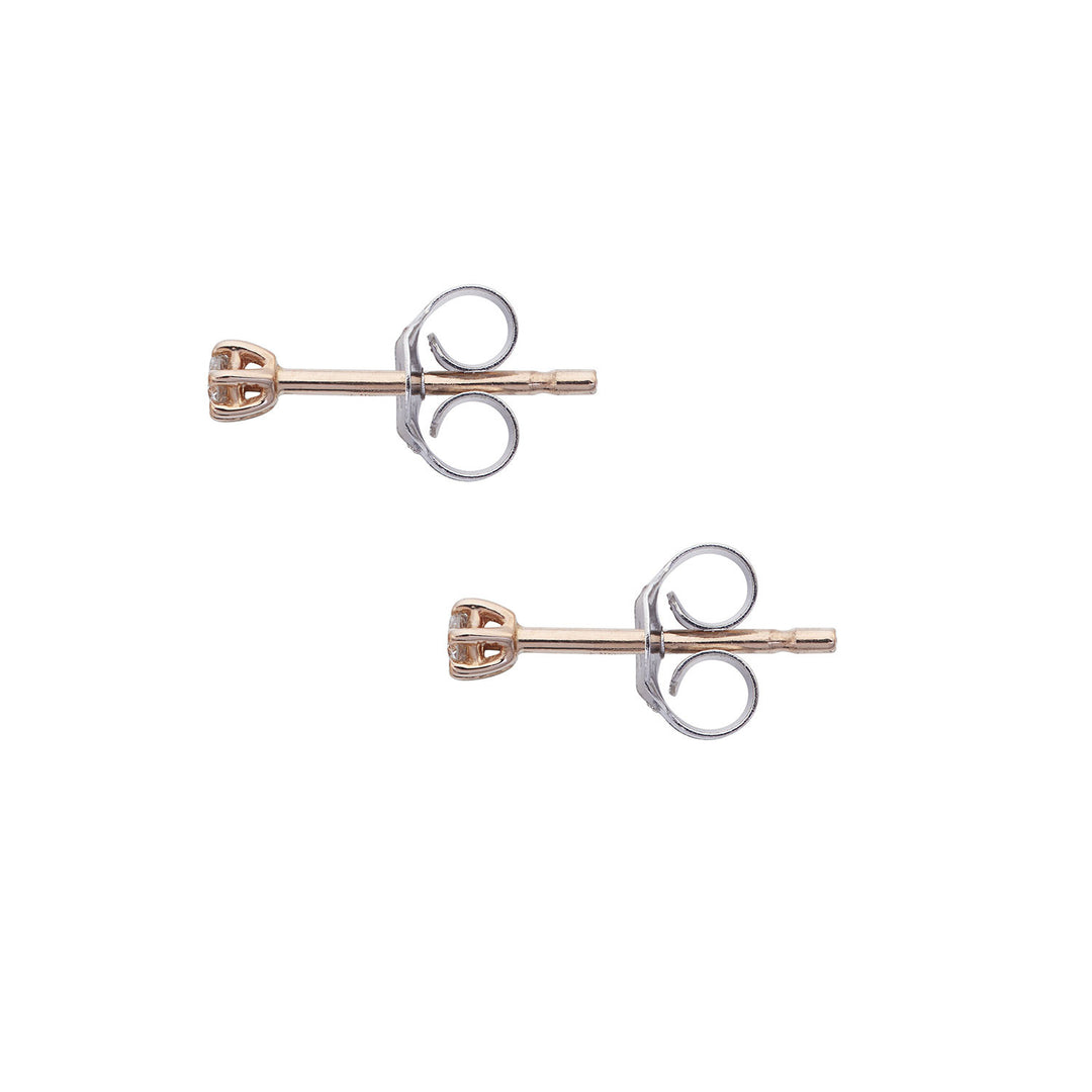 Comete Earrings in 750‰ white and rose gold and diamonds ORB1100