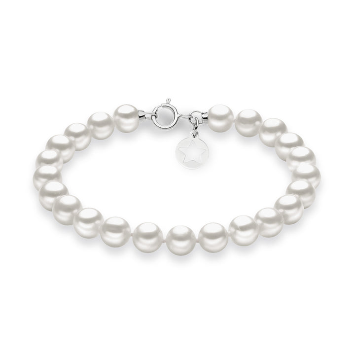 Comete Acquadolce Pearl Strand Bracelet in Gold BRQ111AM
