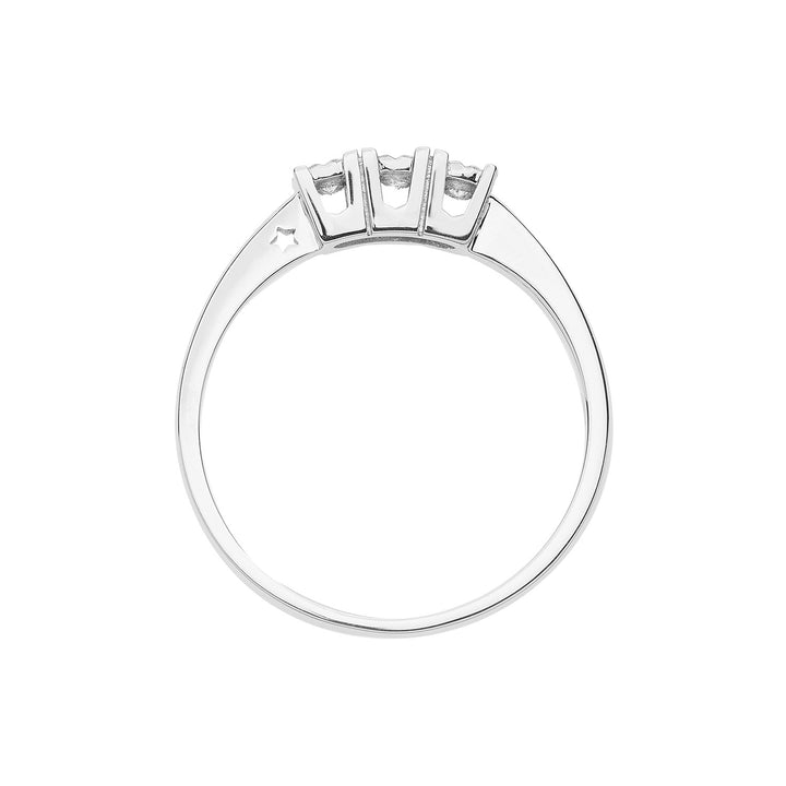 Comete Trilogy Ring in Gold and Diamonds ANB2642