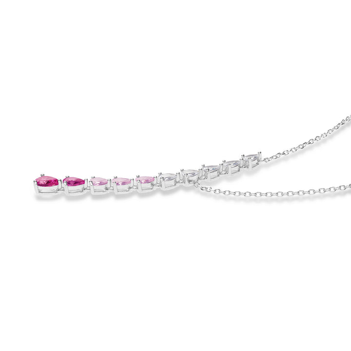 Comete Necklace tennis drops degradé GLA241