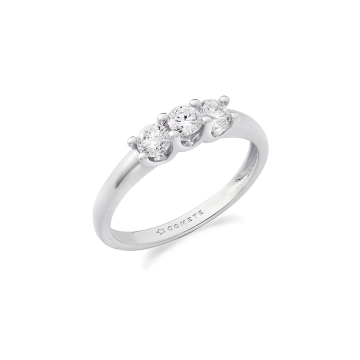 Comete Ring in 750‰ white gold and diamonds ANB2738