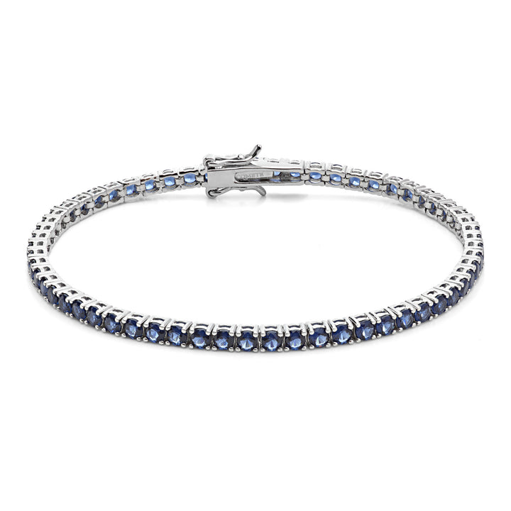 Comete Tennis in 925‰ Silver and blue zircons UBR988M19