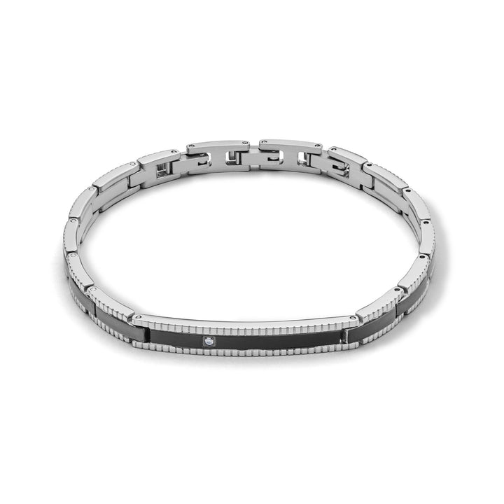 Comete Tire bracelet in Steel with black PVD UBR1013
